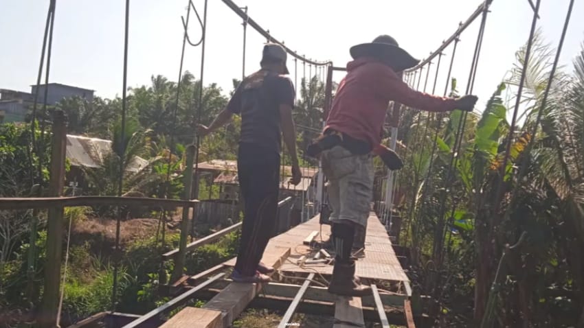 Kodim 0425/Seluma Targetkan 3 Unit Jembatan Perintis Garuda Tuntas Akhir Juli 2026