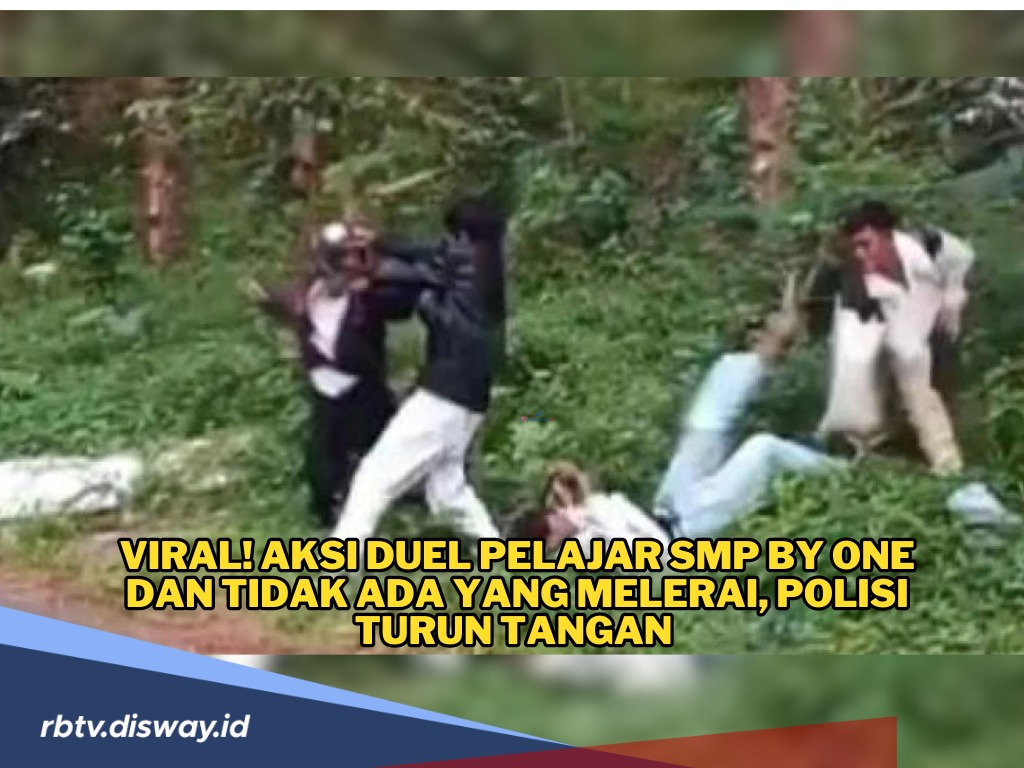 Pelajar SMP Duel Bersih, Masyarakat Ini Bukannya Melerai, Malah Merekam dan Menonton