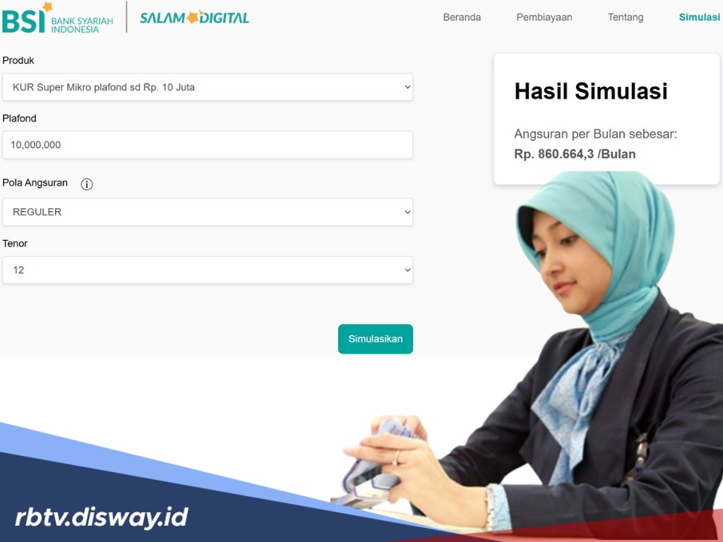 Cara Pinjam KUR di Pegadaian, Simak Simulasi Perhitungan Cicilan Pinjaman Rp 10 Juta