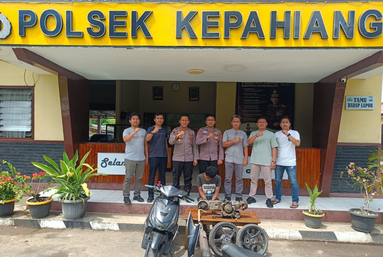 Teman Sendiri di Begal, Pemuda Pasar Kepahiang Diciduk Timsus Elang Konak