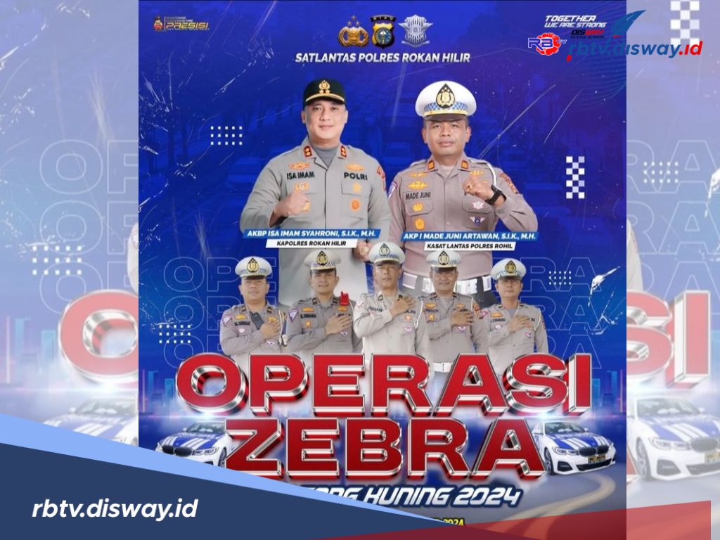 Tertib Berlalu Lintas, Ini Jadwal dan Titik Lokasi Operasi Zebra Lancang Kuning 2024 di Rokan Hilir