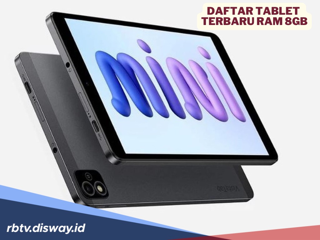 7 Merek Tablet RAM 8 GB Terbaik 2025 untuk Multitasking Harga 1,9 Jutaan