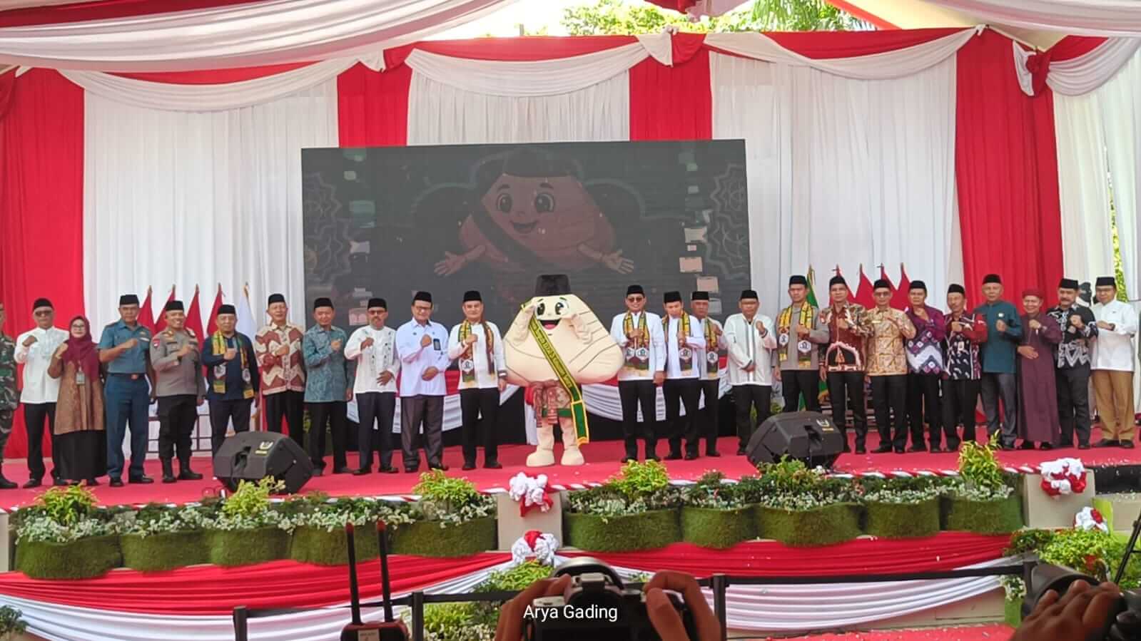 Peluncuran Logo dan Maskot MTQ Bengkulu XXXVII 'Dang Remis'