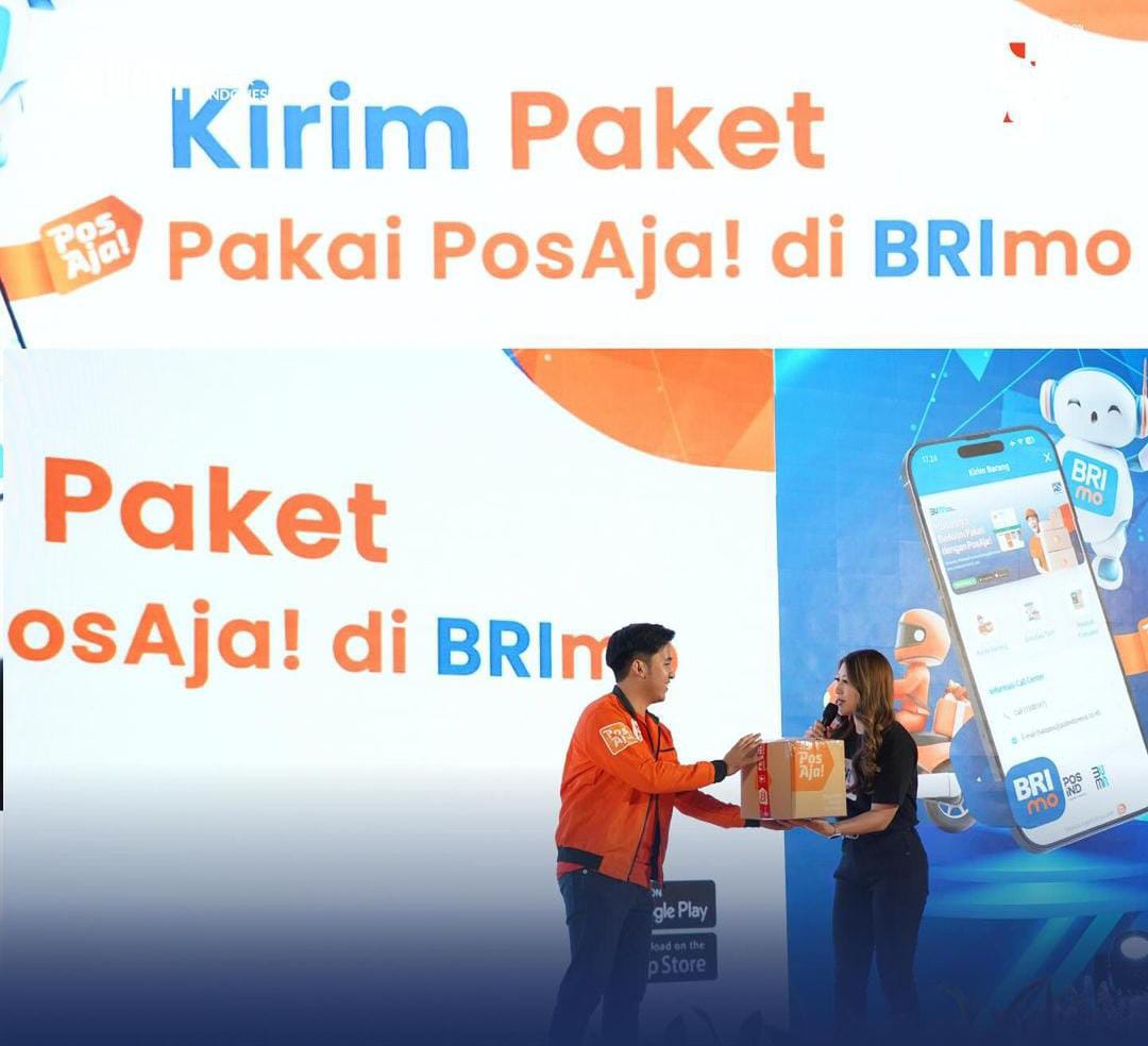 Gandeng PT POS Indonesia, BRI Luncurkan Fitur Kirim Barang di Brimo 