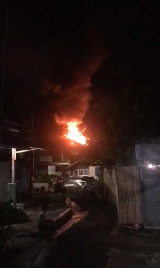 Dua Rumah di Kebun Keling Terbakar, Satu Korban Meninggal Dunia