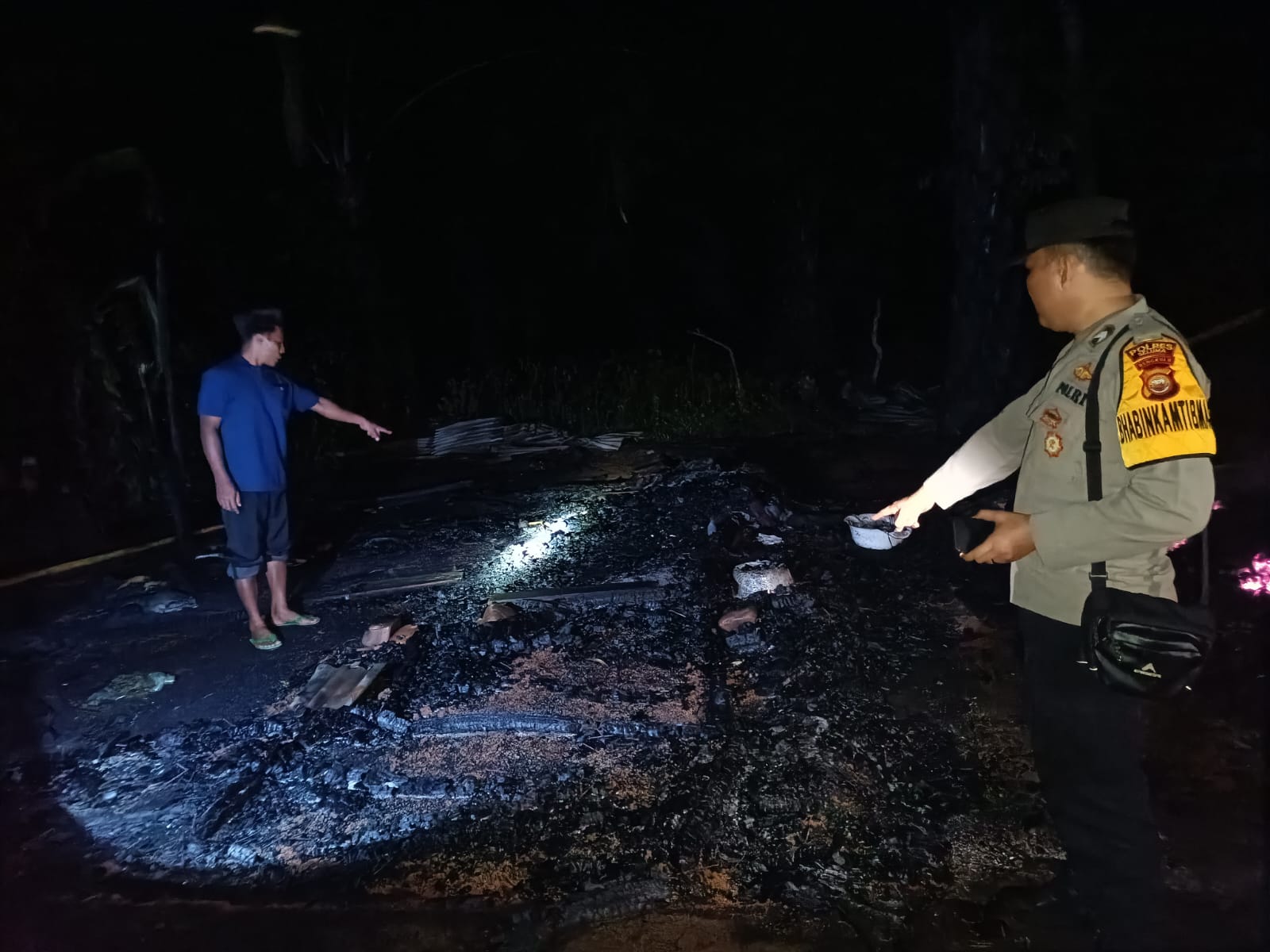 Tragis, Kakek 66 Tahun di Seluma Tewas saat Rumahnya Terbakar 