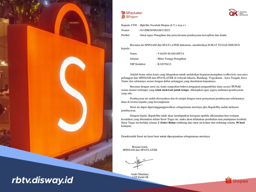Jangan Tertipu DC Gadungan, Ini Contoh Surat Penugasan DC Shopee yang Benar