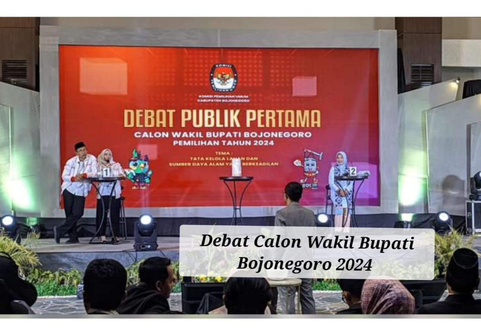 KPU Hentikan Debat Calon Wakil Bupati Bojonegoro, Apa Alasannya? 