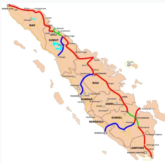 Mudik Via Tol Trans Sumatera, Jakarta-Medan Rp 567.000, Jakarta-Palembang Rp 400.500, Ini Rute dan Tarif Lengk