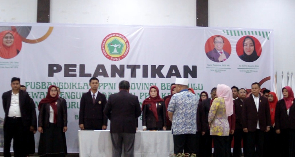 Pusbangdiklat DPW PPNI Provinsi, Pengurus DPD PPNI Rejang Lebong dan Kepahiang Dilantik