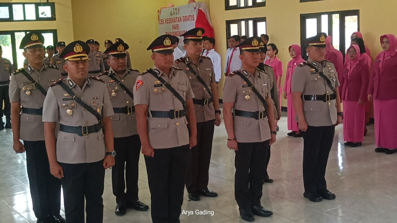 Sertijab 4 Pejabat Utama Polres Seluma, Ini Atensi Kapolres Seluma AKBP. Bonar Ricardo P Pakpahan