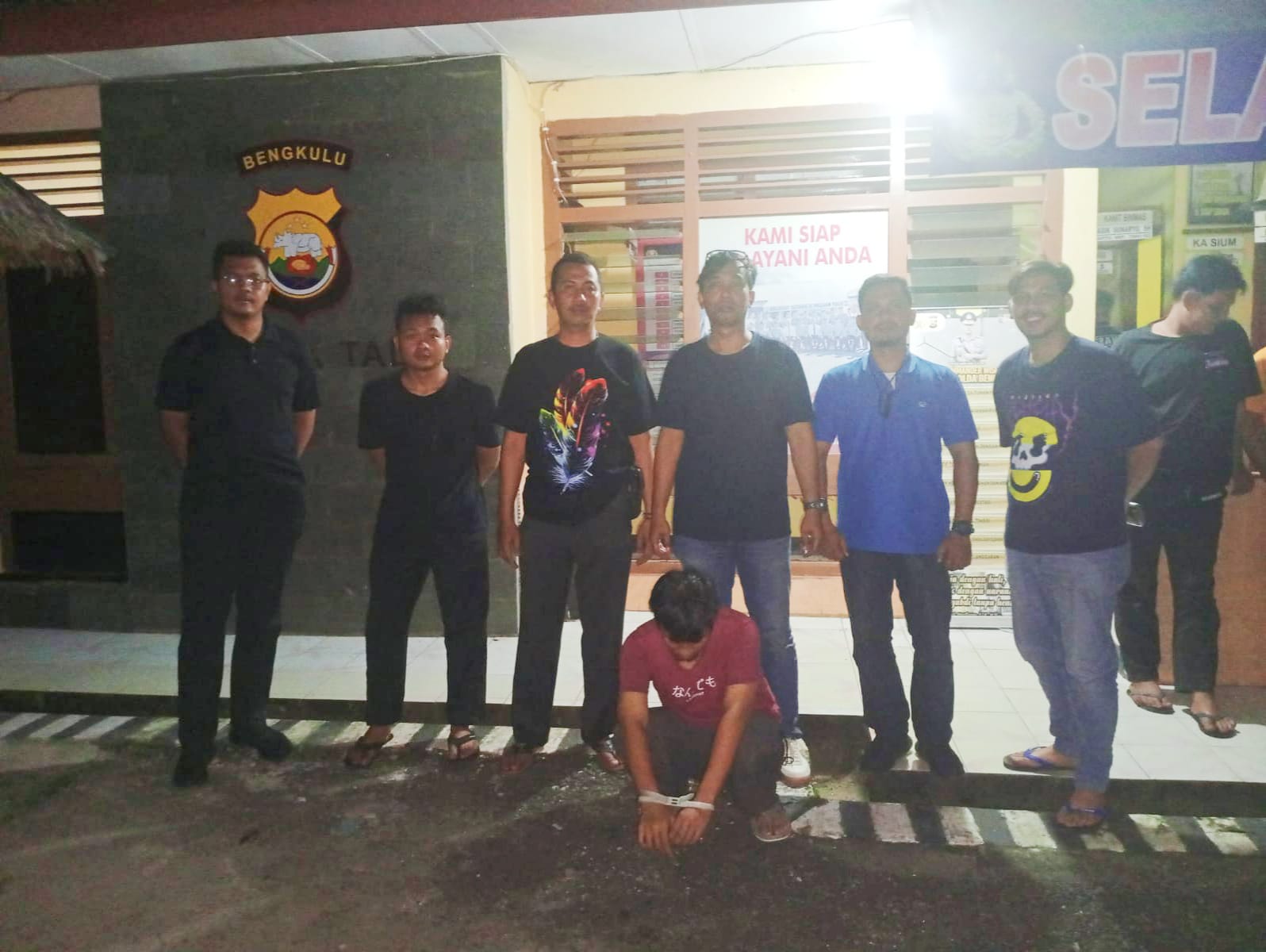 Penampakan Tersangka Grup FB Fantasi Sedarah Asal Bengkulu yang Ditangkap di Seluma