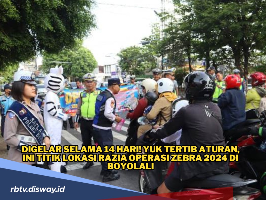 Yuk Tertib Aturan, Ini Titik Lokasi Razia Operasi Zebra 2024 di Boyolali dan Sasaran Utama Personel Satlantas 