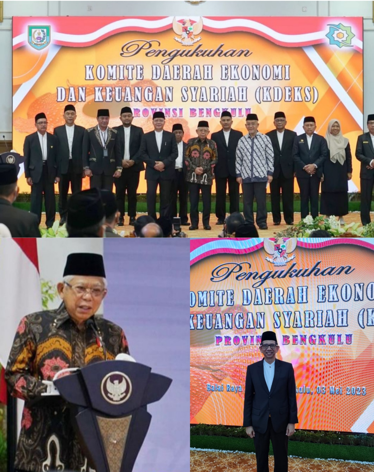 Kakanwil Kemenkumham Bengkulu Dilantik jadi Anggota KDEKS Provinsi, Ini Pesan Wapres RI