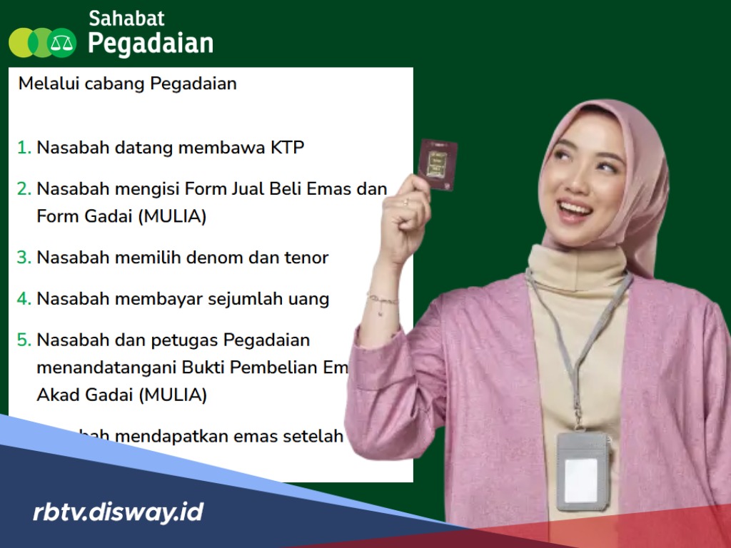 Begini Cara Beli Emas Secara Kredit di Pegadaian, Cukup Syarat KTP