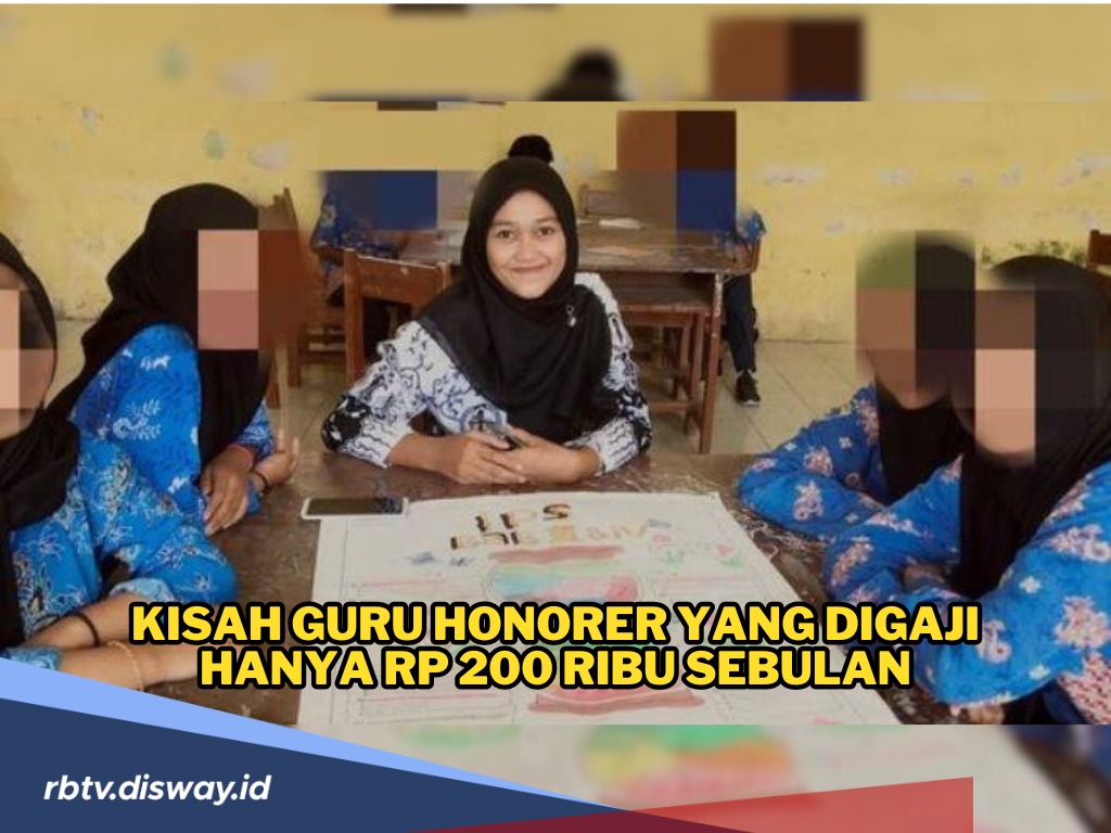 Cerita Wiga Kurnia Putri, Guru Honorer yang Digaji Rp 200 Ribu Per Bulan dengan Kondisi Kelas yang Tak Layak