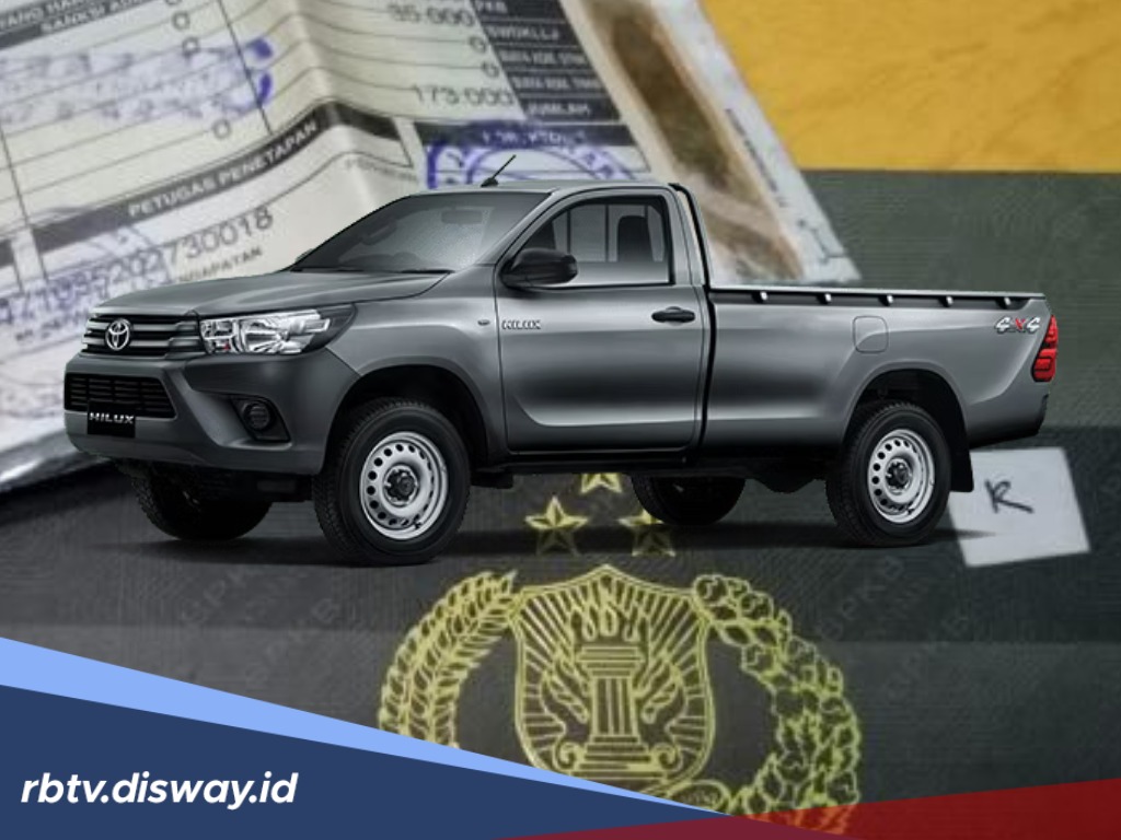 Cocok untuk Jelajahi Medan Berat, Pajak Toyota Hilux Single Cabin 4x4 Stabil dan Ramah di Kantong
