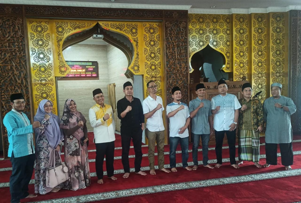 Pemuda ICMI Bengkulu Doa Bersama di Masjid Raya Baitul Izzah 