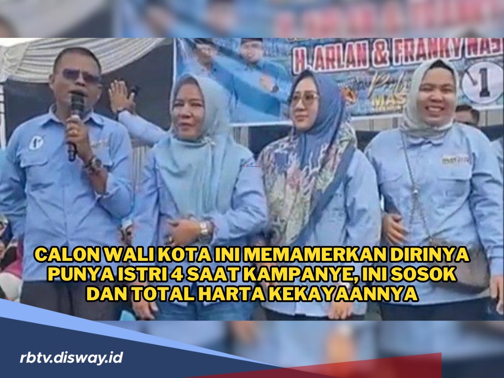 Pilkada 2024 Curi Perhatian, Calon Walikota Prabumulih Ini Kampanye Bersama 4 Orang Istrinya 