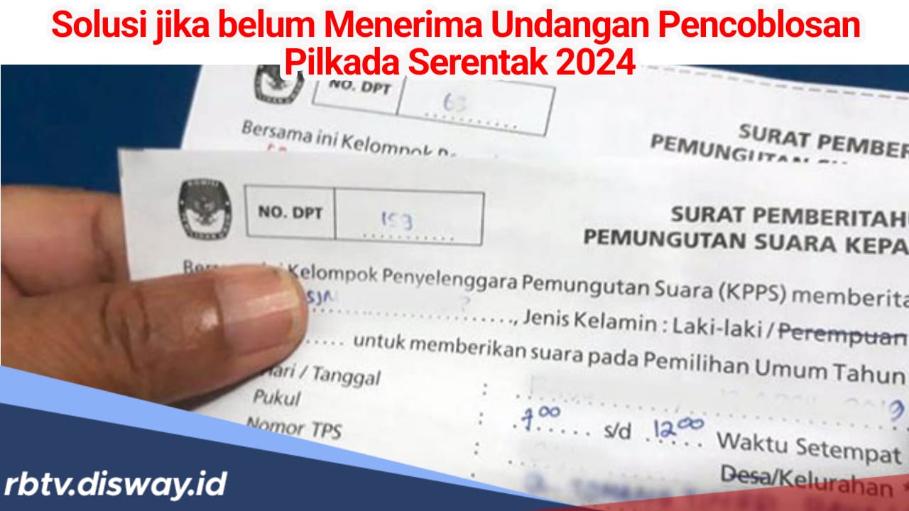 Ini Solusi Jika Belum Dapat Undangan Nyoblos di Pilkada 2024, Siapkan e-KTP