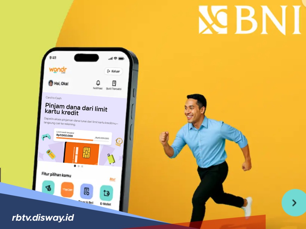2 Jenis Pinjaman di Aplikasi Wondr by BNI, Cek Bunga dan Syaratnya di Sini