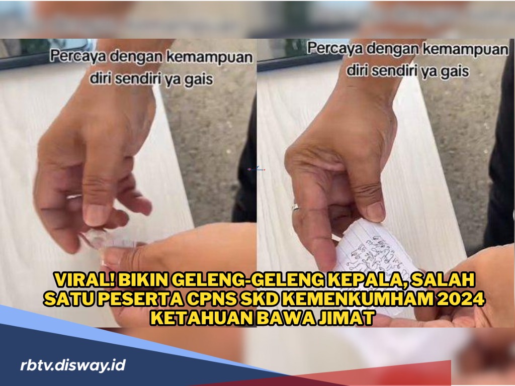 Peserta CPNS SKD Kemenkumham 2024 Viral Lantaran Ketahuan Bawa Jimat 