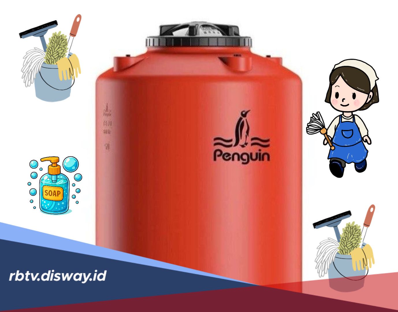 Cara Menguras Tangki Toren Air Dengan Mudah agar Terbebas dari Lumut dan Bakteri