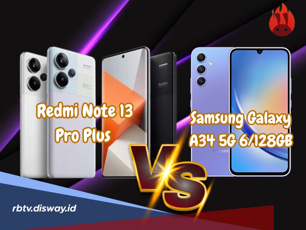 Begini Perbandingan Redmi Note 13 Pro Plus Antutu Vs Samsung Galaxy A34 5G 6/128GB