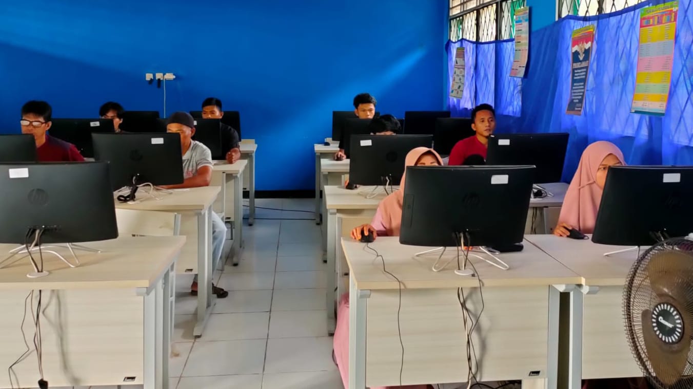 Persiapan Ujian Paket Tahun Depan, 70 Peserta Ikut Assessment Nasional Berbasis Komputer 