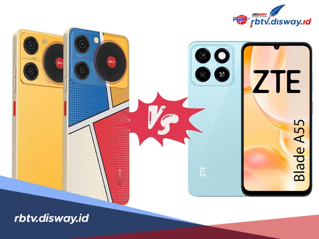 Perbandingan HP ZTE Nubia Music Vs ZTE Blade A55, Harga Rp1 Jutaan, Mana yang Unggul?