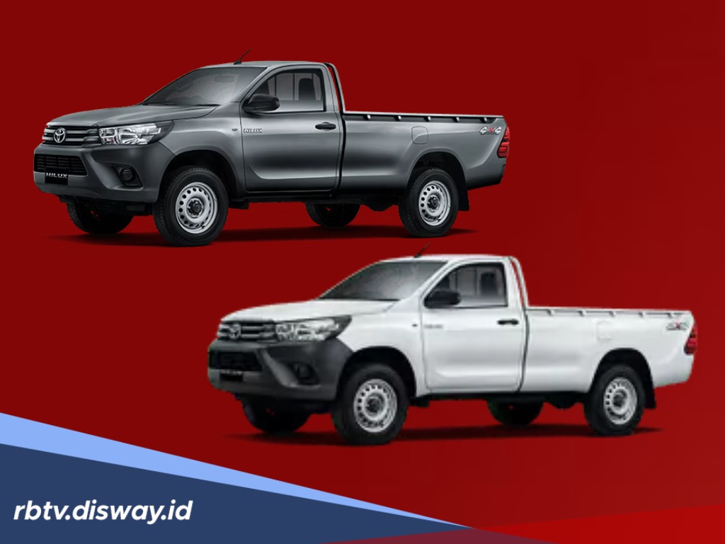 Toyota Hilux Single Cabin 4x4, Angkut Banyak Barang, DP Ringan dan Cicil hingga 60 Bulan