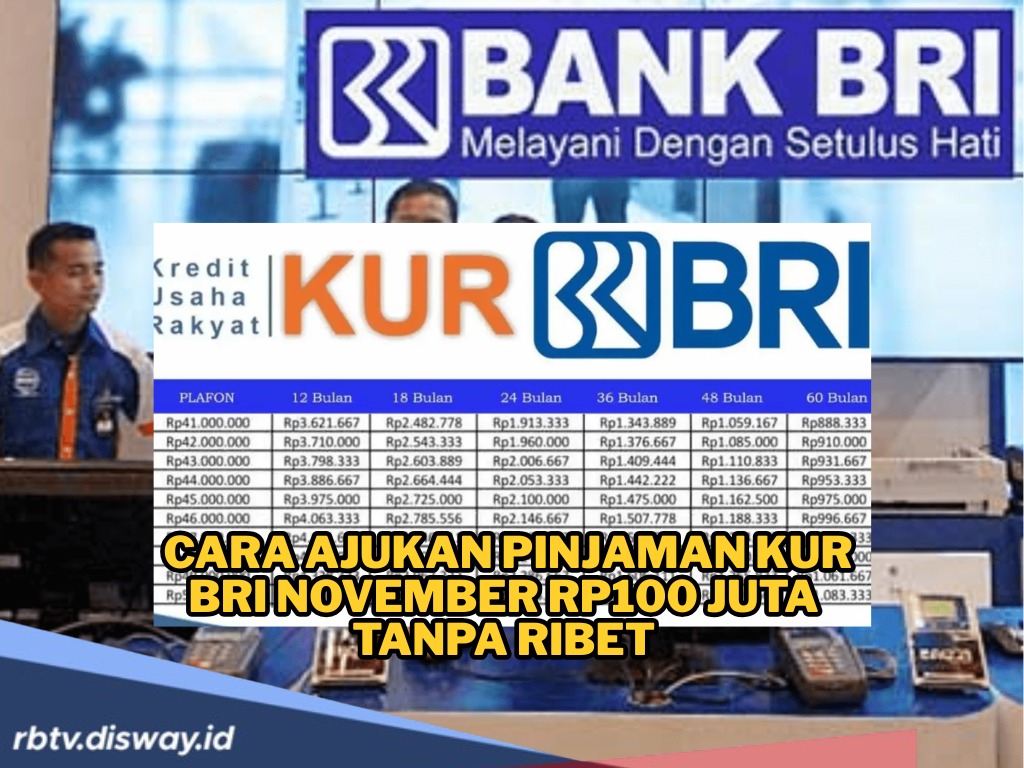 Dapatkan Angsuran Ringan KUR BRI November Pinjaman Rp 100 Juta, Siapkan Dokumen Ini untuk Ajukan Pinjaman