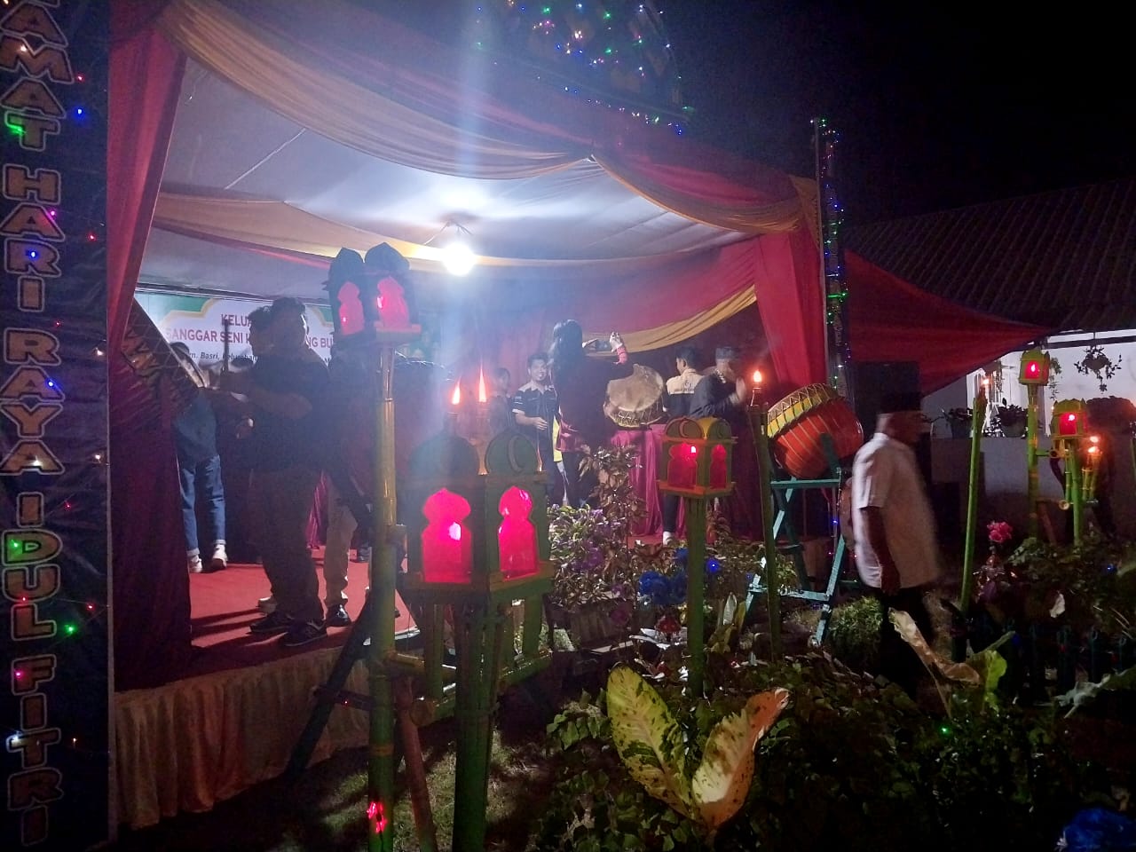 Meriah Malam Takbiran, Warga Pasar Bengkulu Sambut 1 Syawal dengan Pukulan Dhol