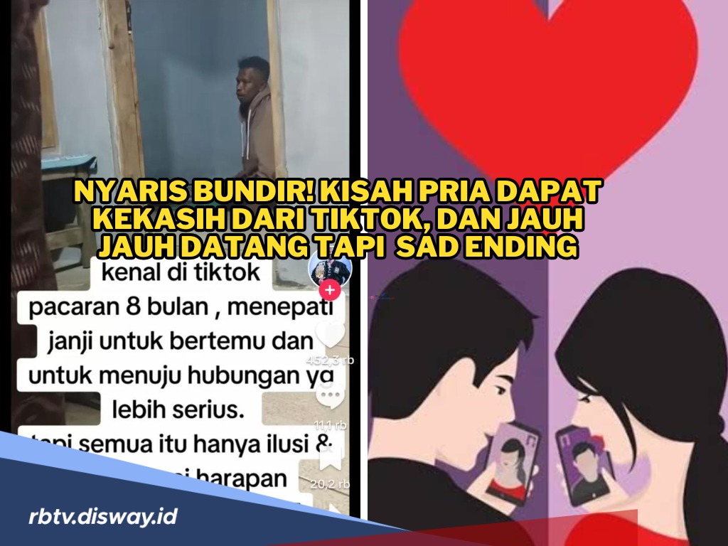 Pacaran 8 Bulan di Tiktok, Pria Ini Nekat Sebrangi Lautan untuk Melamar, Berakhir Ditolak Kekasih 