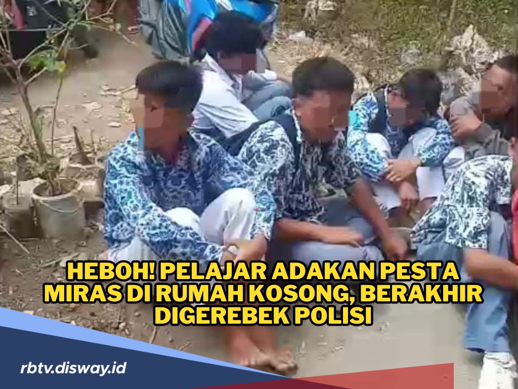 TNI dan Polisi Gerebek Sekelompok Pelajar yang Pesta Miras di Rumah Kosong