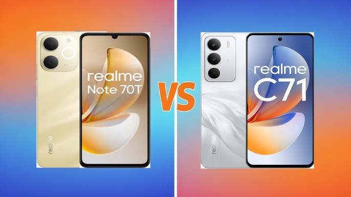 Lebih Suka yang Mana Realme Note 70T Vs Realme C71? Cek di Sini Perbandingannya