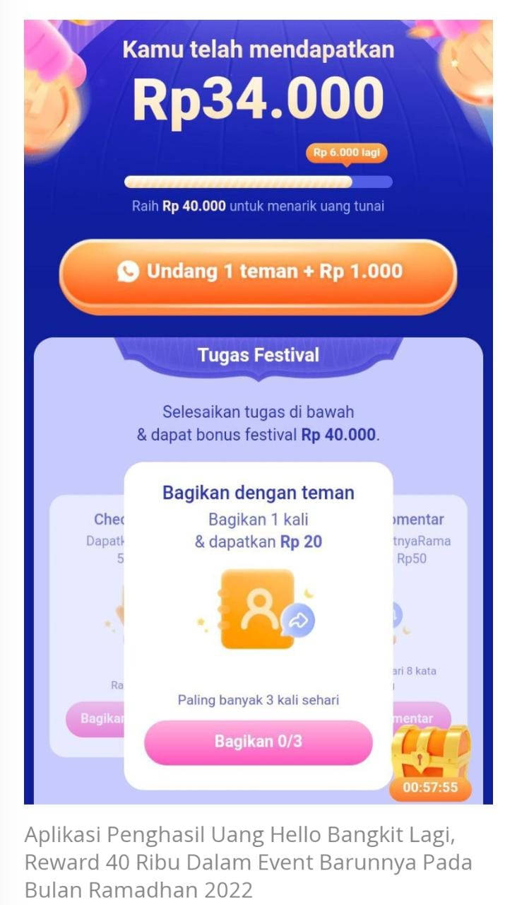 Tiap Hari Cair, Ini Cara Cepat Dapat Saldo DANA Gratis Rp 40.000 dari Aplikasi Hello