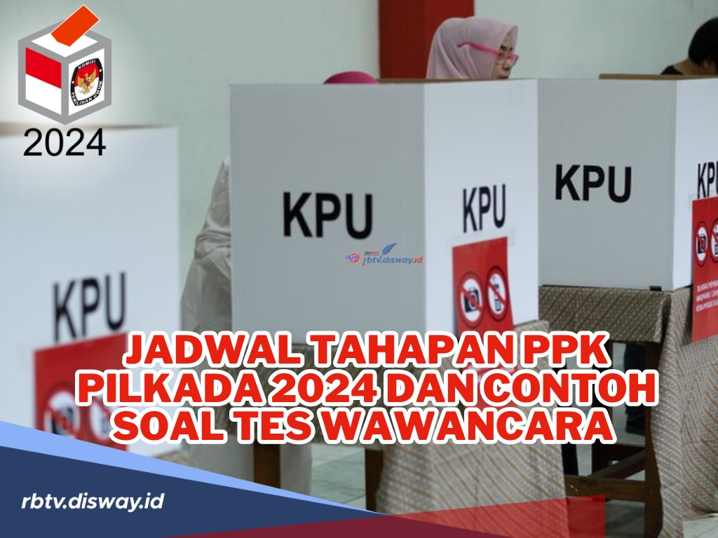 Jadwal Tahapan Seleksi PPK Pilkada 2024 dan Contoh Soal Tes Wawancara PPK Pilkada serta Cara Menjawabnya