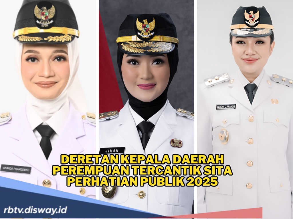 Pesona Memikat, Ini 7 Kepala Daerah Perempuan Tercantik di Indonesia Tahun 2025