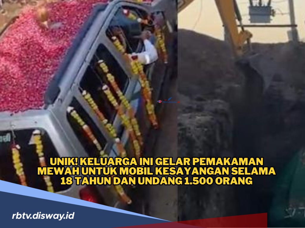 Undang 1500 Orang, Keluarga Ini Gelar Pemakaman Suzuki Wagon R 