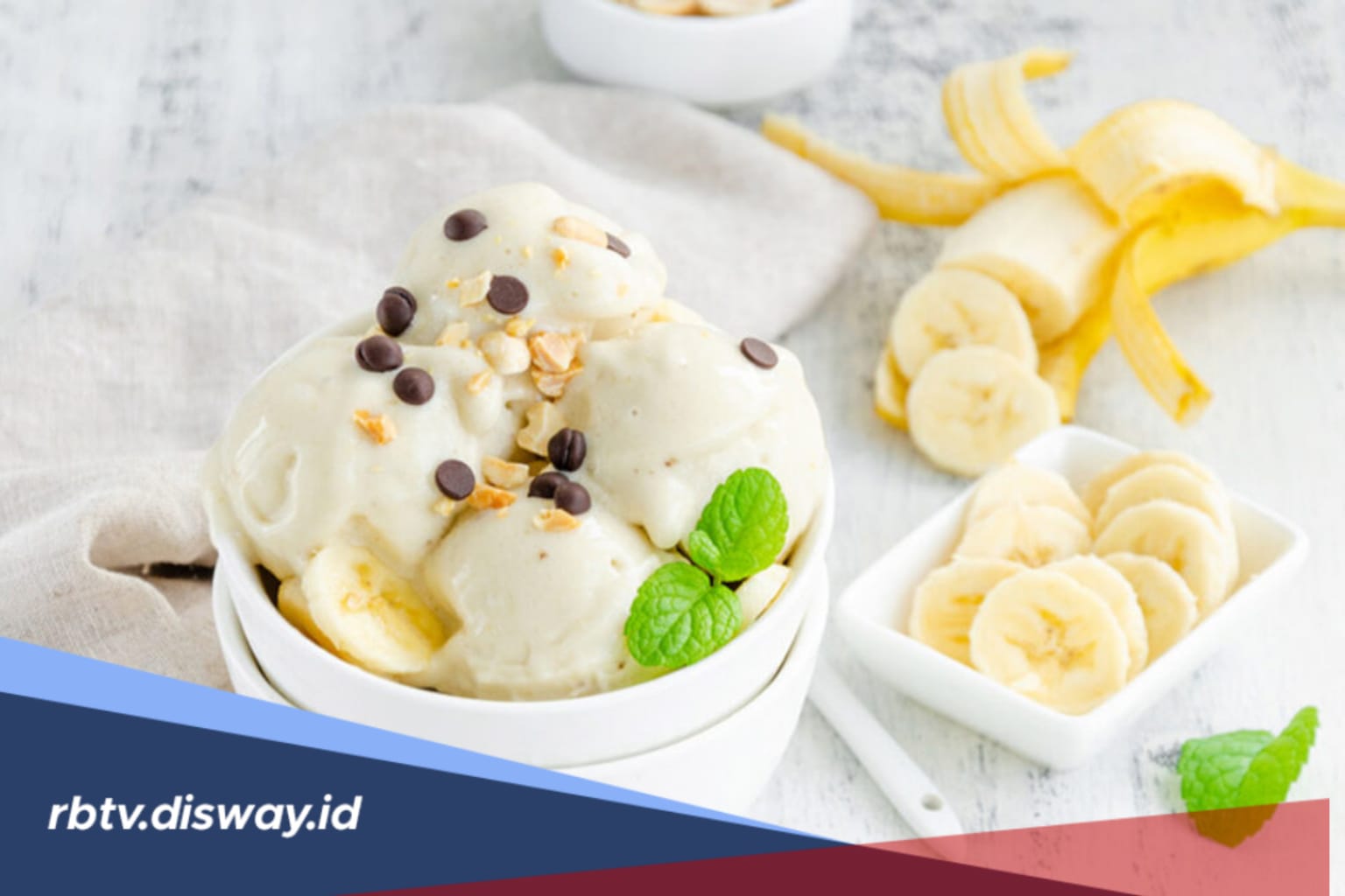 Resep Es Krim Buah Pisang, Sehat dan Segarnya Bikin Nagih!