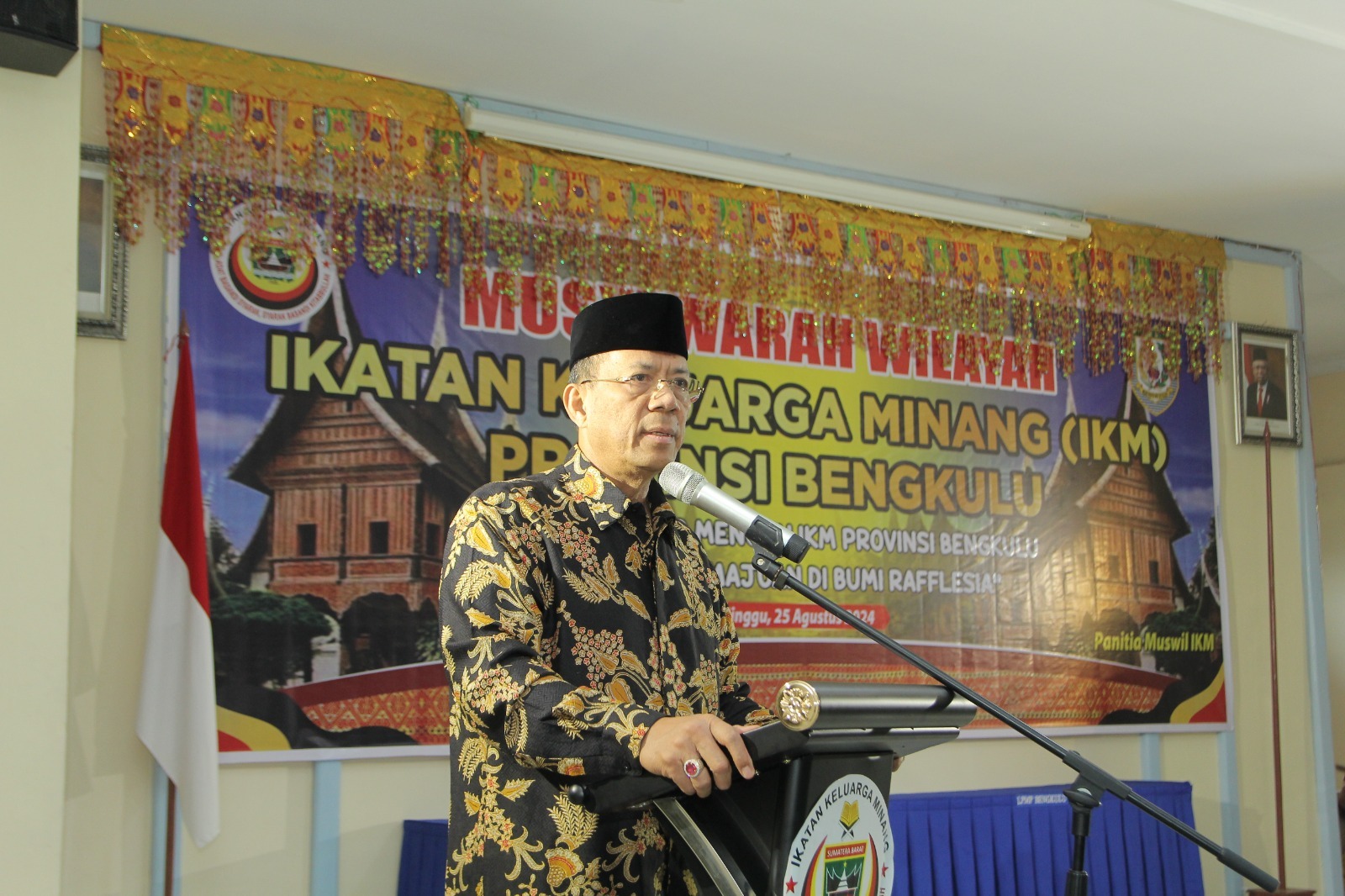 Irjen. Pol. (Purn.) Dr. Adnas, M.Si  Terpilih Secara Aklamasi Pimpin DPW IKM Bengkulu Periode 2024 - 2029