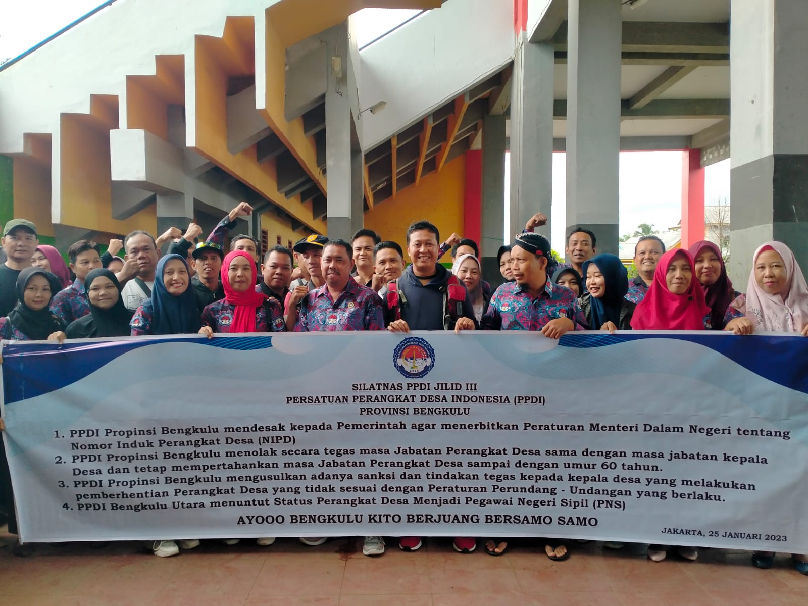 Kirim 200 Orang ke Silatnas, PPDI Bengkulu Minta Perangkat Desa Jadi PNS