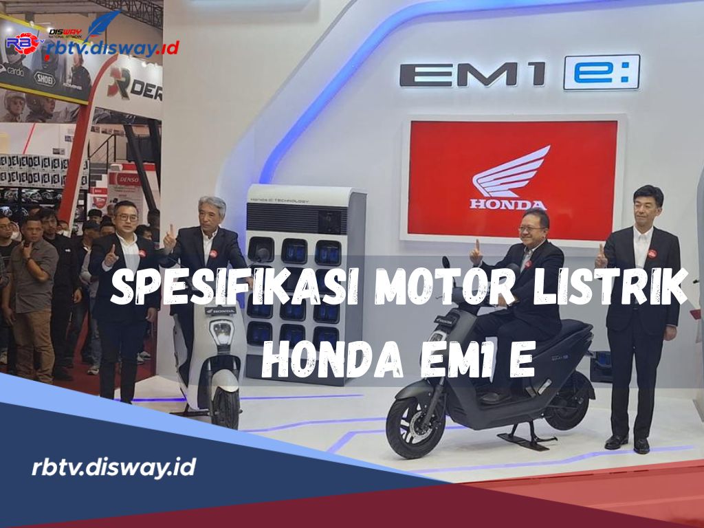 Motor Listrik Honda EM1 e, Dilengkapi Fitur Modern dan Menambah Pengalaman Berkendara, Ini Spesifikasinya