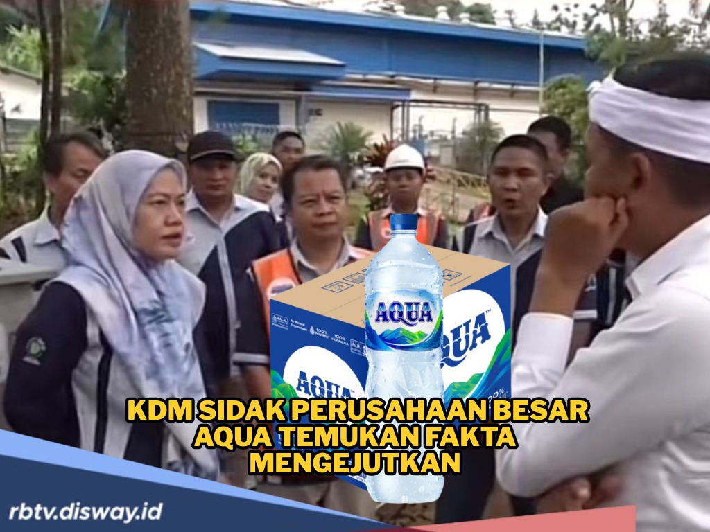 Gubernur Dedi Mulyadi Sidak ke Perusahaan Aqua, Ketahuan Sumber Air Bukan dari Pegunungan, tapi...