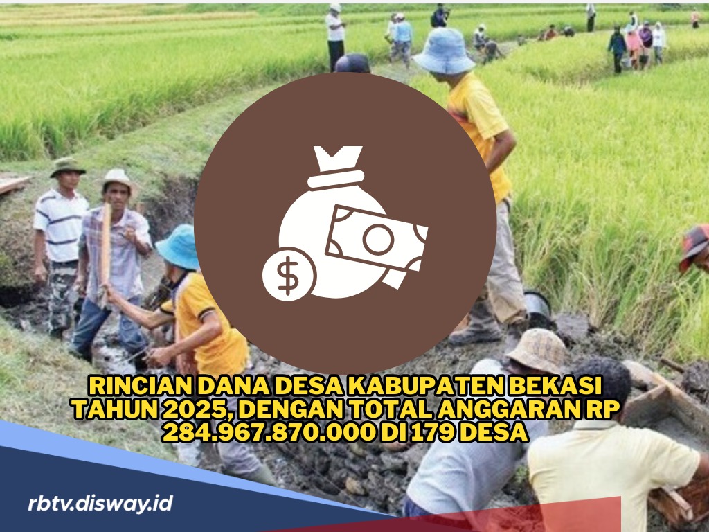 Rincian Dana Desa di Kabupaten Bekasi Tahun 2025, Cek Desa yang Terima Kucuran Paling Sedikit