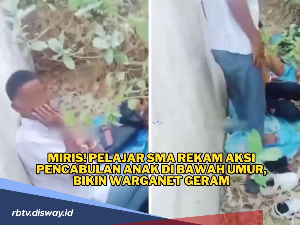 Miris! Pelajar SMA Rekam Pencabulan Anak di Bawah Umur, Masih Pakai Seragam, Warganet Geram