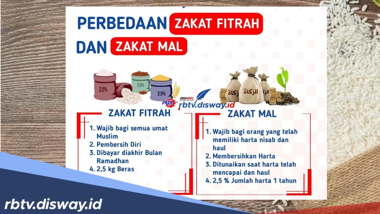 Ini Perbedaan Antara Zakat Fitrah dan Zakat Mal, Lengkap Serta Takaran yang Harus Dikeluarkan