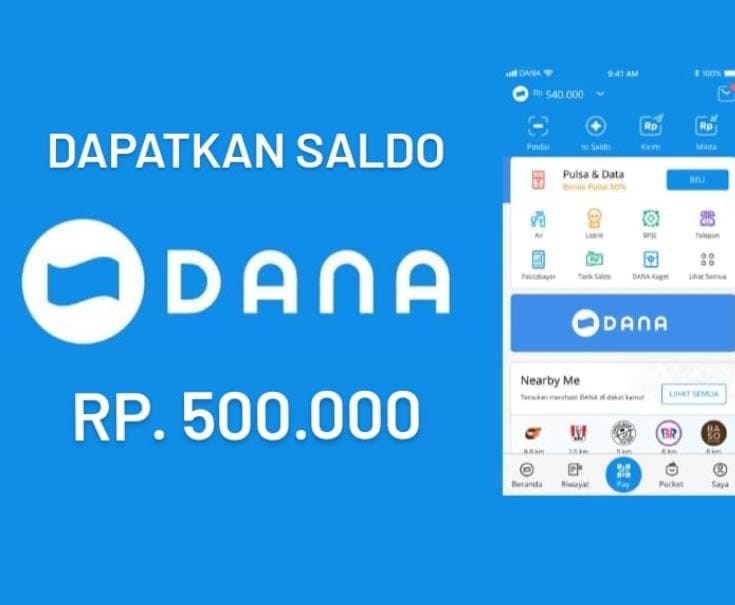 Sambil Tiduran Dapat Saldo DANA Rp 500 Ribu, Ini Caranya dan Dijamin Cair