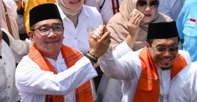 Survei Disway Pilkada DKI Jakarta: Elektabilitas Ridwan Kamil Ungguli Pramono 